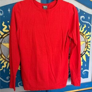 Worthington Vibrant Red Knit Top